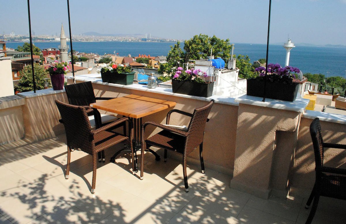 Terrace view over Sultanahmet